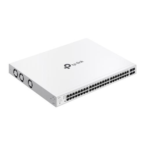Switch TP-Link cu 52 de porturi, 48× 10/100/1000 Mbps PoE+ RJ45 Ports (Auto Negotiation/Auto MDI/MDIX),4× Gigabit SFP