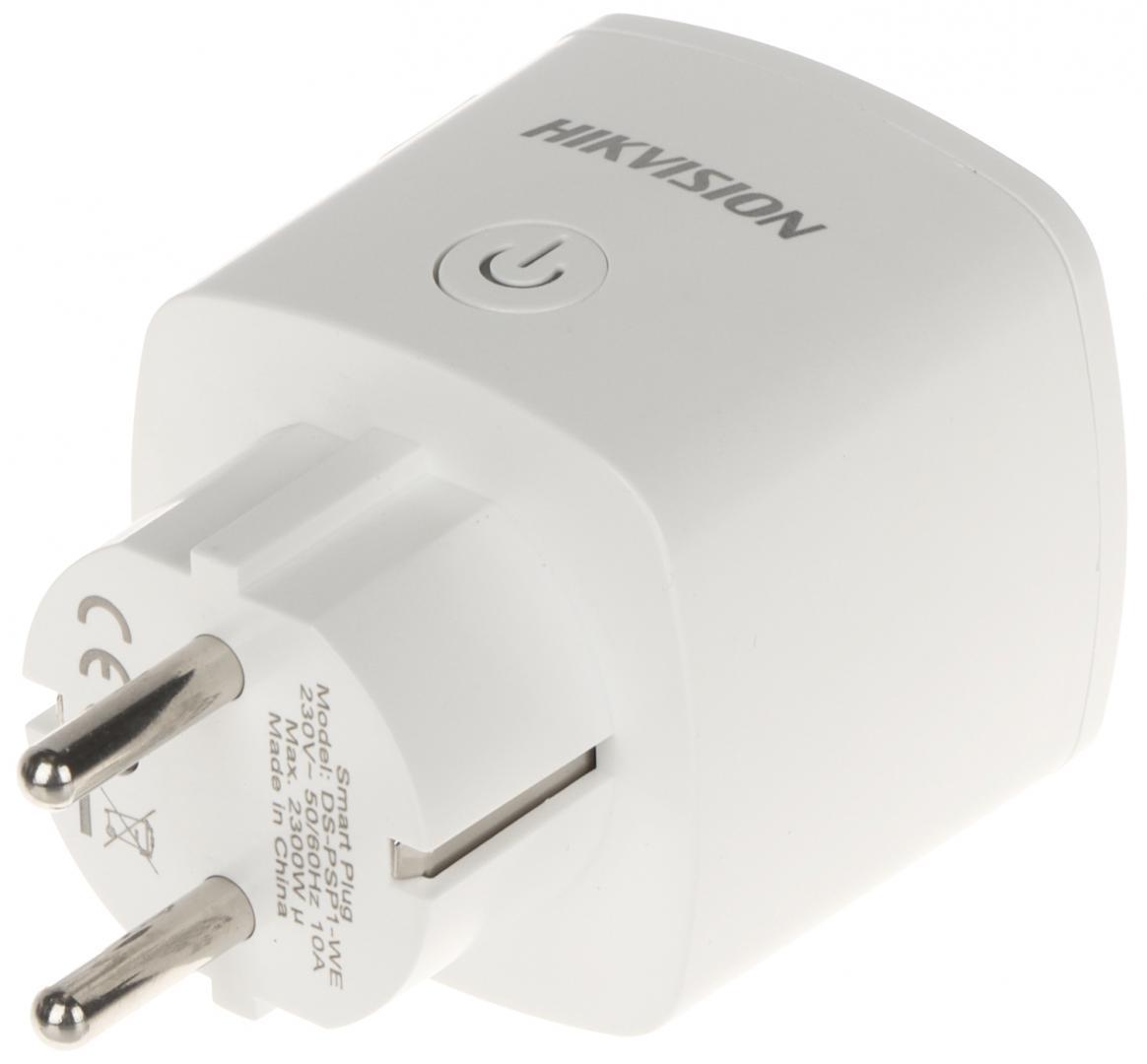 Priza inteligenta wireless Hikvision DS-PSP1-WE, control remote din aplicatie sau keyfob/keypad