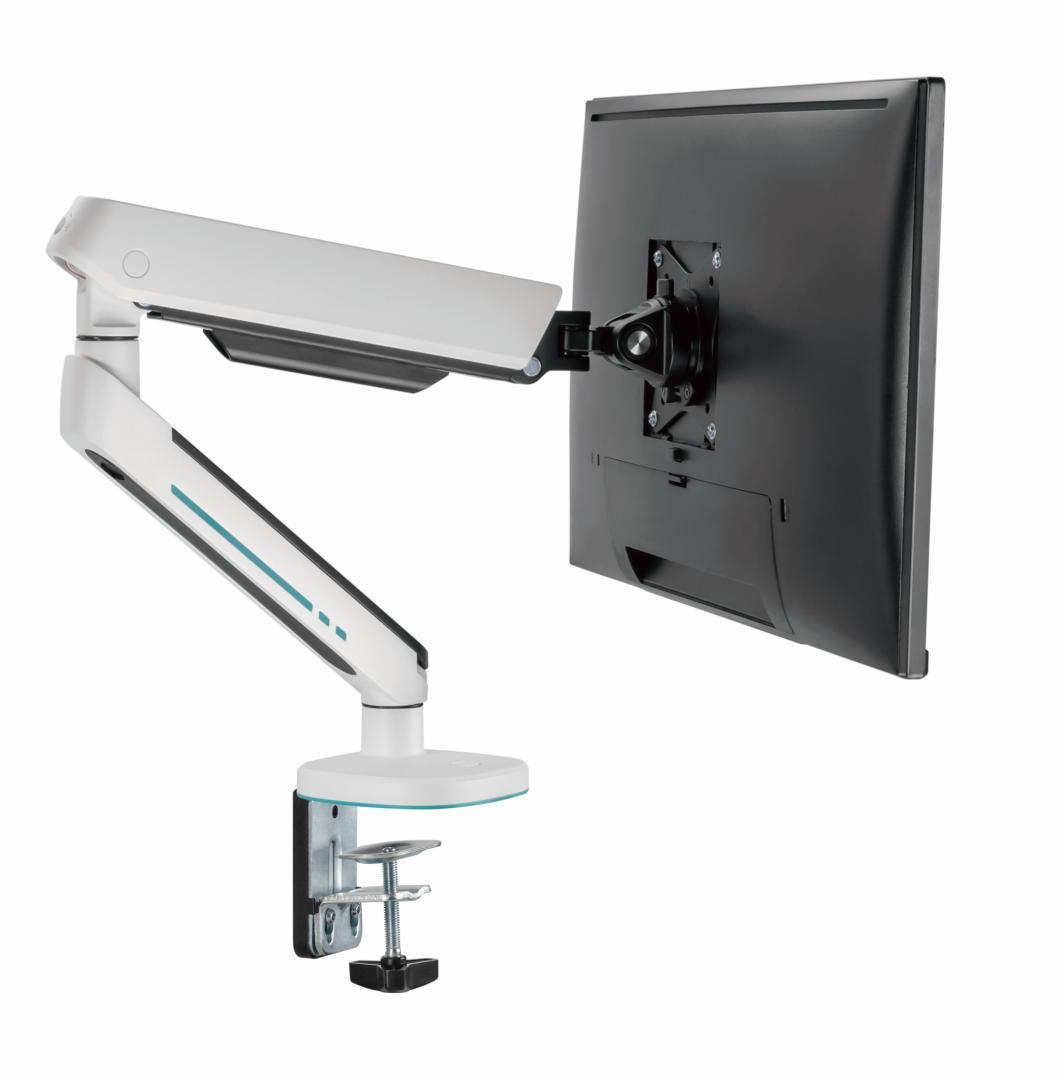Brat pentru monitor, Material: Oțel, Aluminiu, Plastic, Suprafață finisaj : acoperire cu Pulbere, tehnologie arc