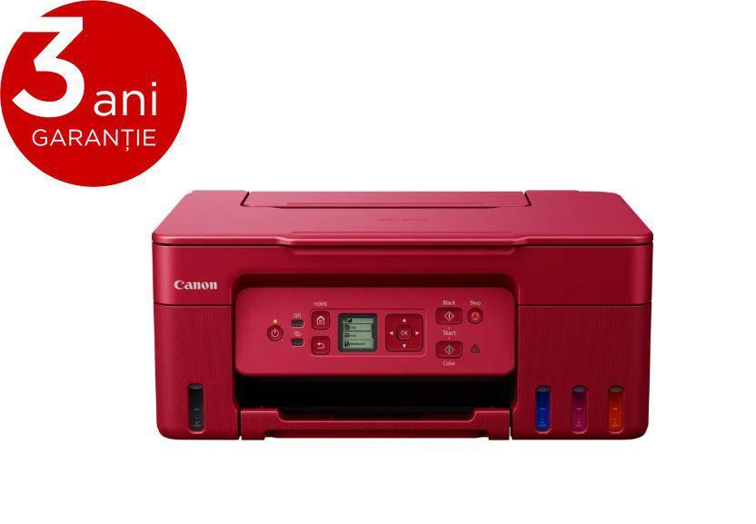 "Multifunctional inkjet color CISS Canon PIXMA G3470 Red, dimensiune A4(Printare, Copiere, Scanare)