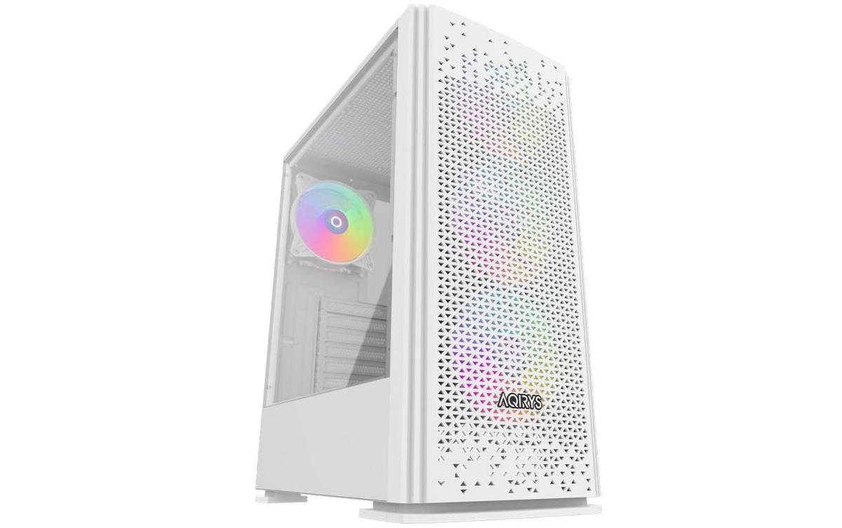 Carcasa AQIRYS Gacrux, RGB, Mid Tower, White
