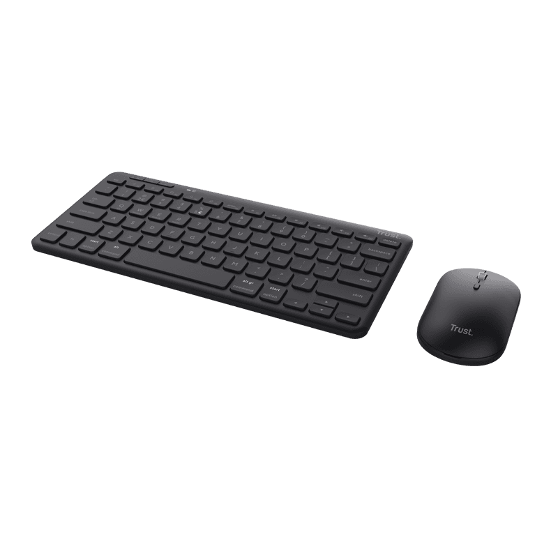 Kit Wireless tastatura si mouse Trust Lyra, negru