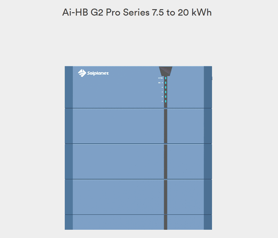 Solplanet High Voltage Battery Module 2.56kWh, Ai-HB G2 PRO