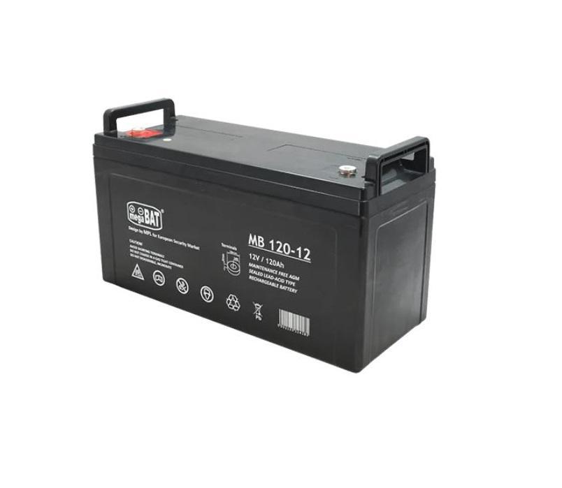 Acumulator VRLA AGM fara intretinere Megabat MB 120-12; Capacitate:120Ah; Voltaj: 12V; Terminal: M8; dimensiuni: 406 ×