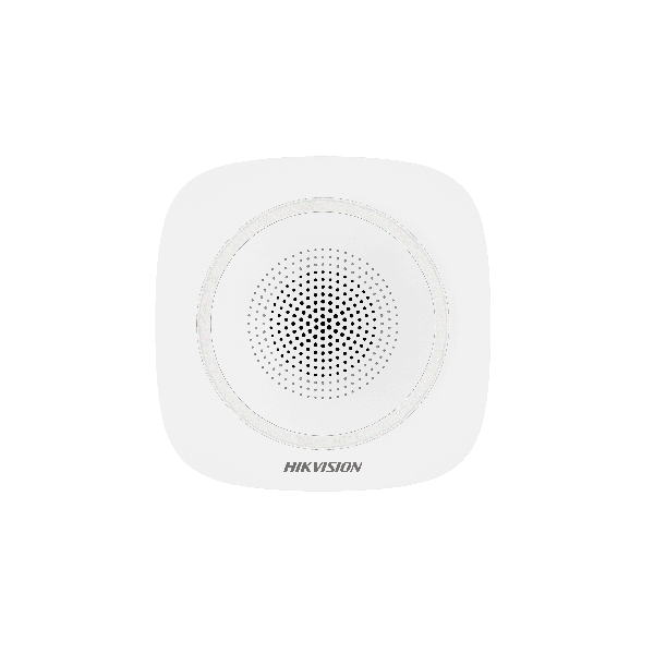 Sirena interior wireless AX PRO Hikvision DS-PS1-I-WE(B)-B(Blue Indicator); 868MHz two-way Tri-X wireless technology