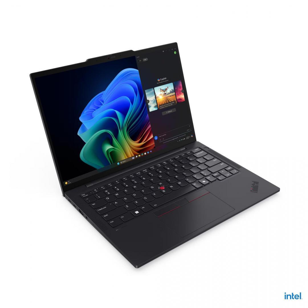 Laptop Business Lenovo ThinkPad T14s Gen 6 Copilot+ PC, cu procesor Intel Core Ultra 5 228V, 14'' IPS, 32 GB LPDDR5x