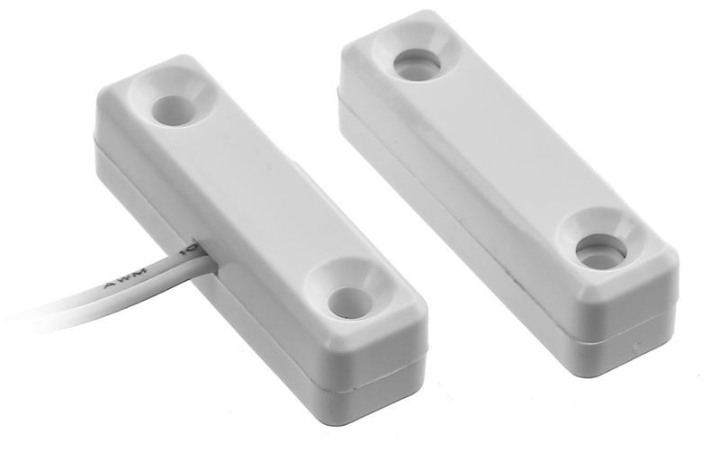 Contact magnetic ND-MC21S-W-10, culoare alba, material plastic, montare aparenta, interspatiu: 22mm