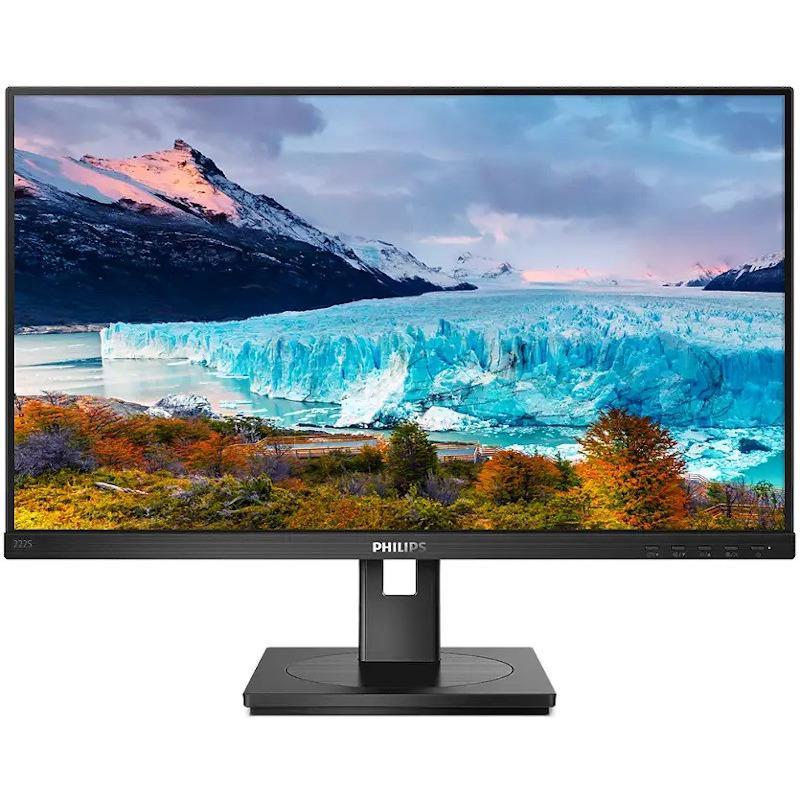 Monitor Consumer Philips 222S1AE, 21.5", 1920 x 1080 pixeli, Black, 3 ani Garantie