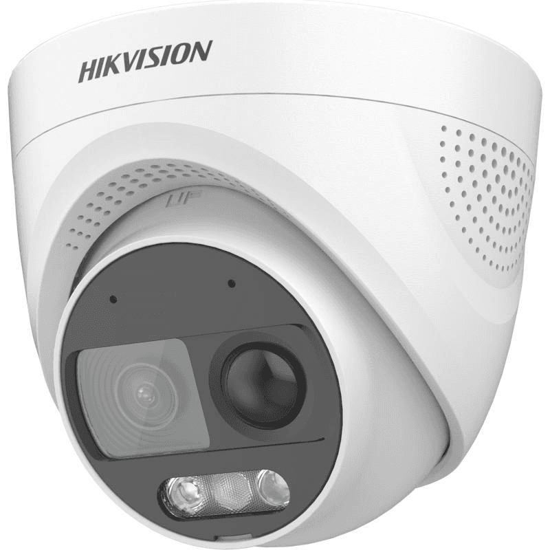 Camera de supraveghere Turret 2MP Hikvision DS-2CE72DF3T-PIRXOS(2.8MM), lentila fixa: 2.8mm