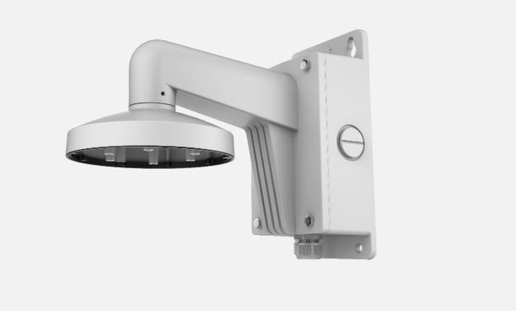Suport de montaj pe perete cu doza de conexiuni Hikvision DS-1473ZJ- 155B, material aliaj de aluminiu