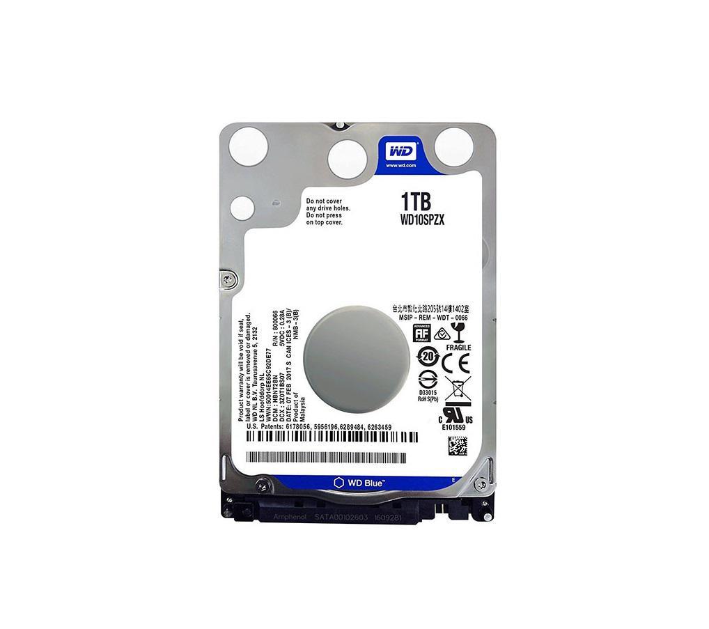 HDD Laptop Western Digital Blue, 1TB, 5400 RPM, 128 MB, SATA III