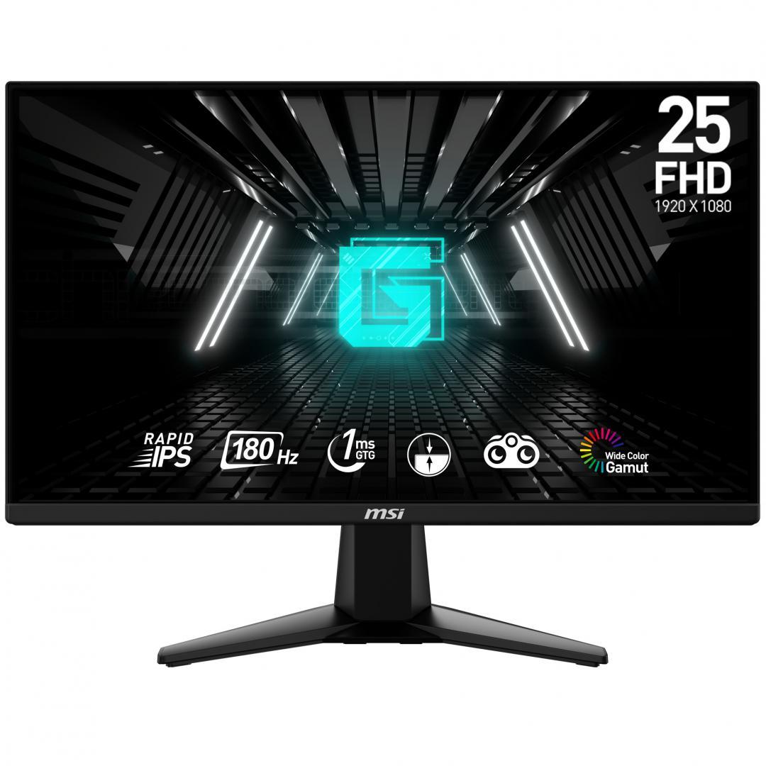 Monitor Consumer MSI G255F, 24.5", 1920 x 1080 pixeli, Black, 2 ani Garantie