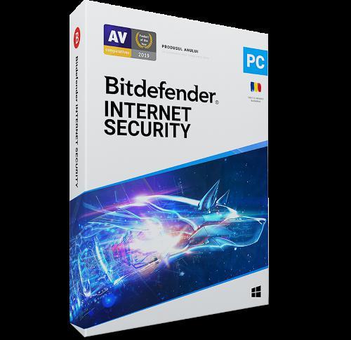 Licenta retail Bitdefender Internet Security - protectie completapentru Windows, valabila pentru 1 an, 3 dispozitive