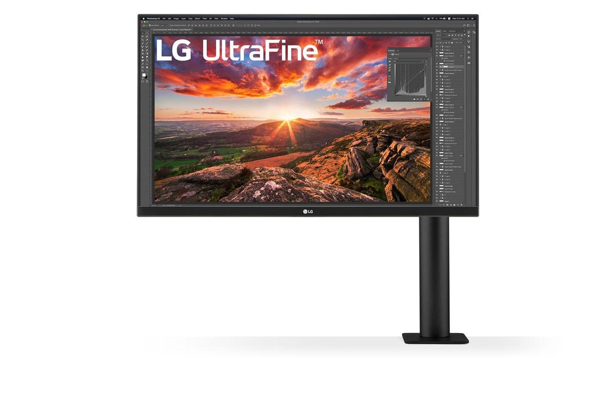 Monitor Consumer LG UltraFine Ergo, 27", 3840 x 2160 pixeli, Black, 3 ani Garantie