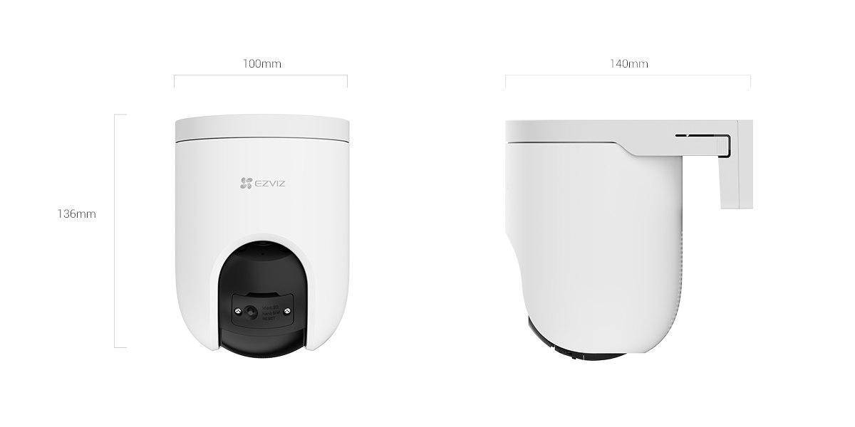Camera de supraveghere Ezviz CS-H8C PRO(3K), 3K, Sensor:1/2.7" Progressive Scan CMOS, Rezolutie:  2880*1620