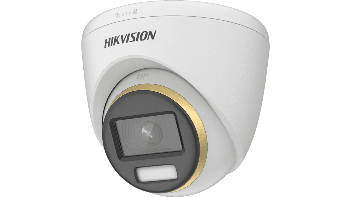 Camera de supraveghere Turret ColorVu PoC 8MP Hikvision DS-2CE72UF3T- E(2.8MM), lentila fixa 2.8mm