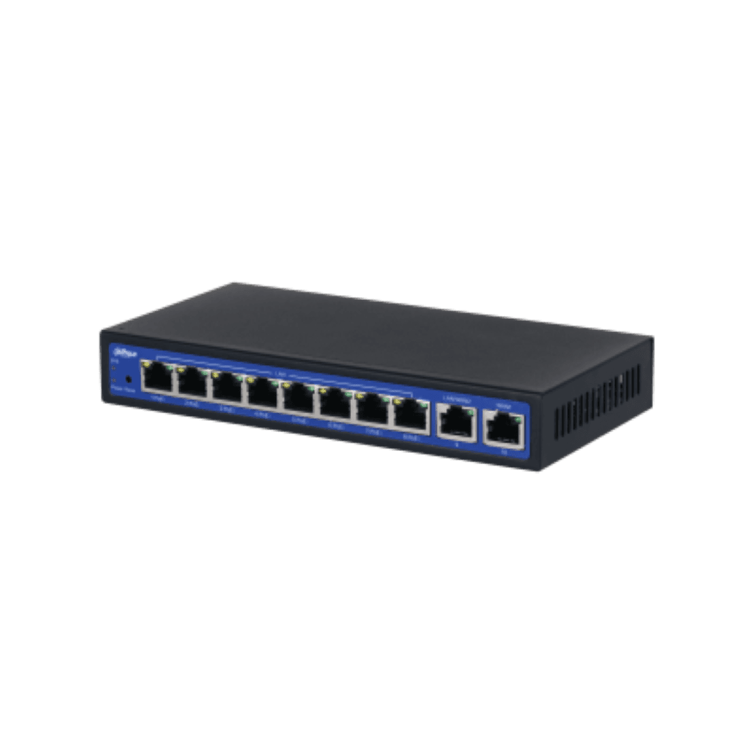 DAHUA WIRELESS ACCESS CONTROLLER DH-EAC10-P, Sursa POE 64W, Interfata: 10 x 10/100/1000 Mbps, WAN 1 × 1000 Mbps, IP20