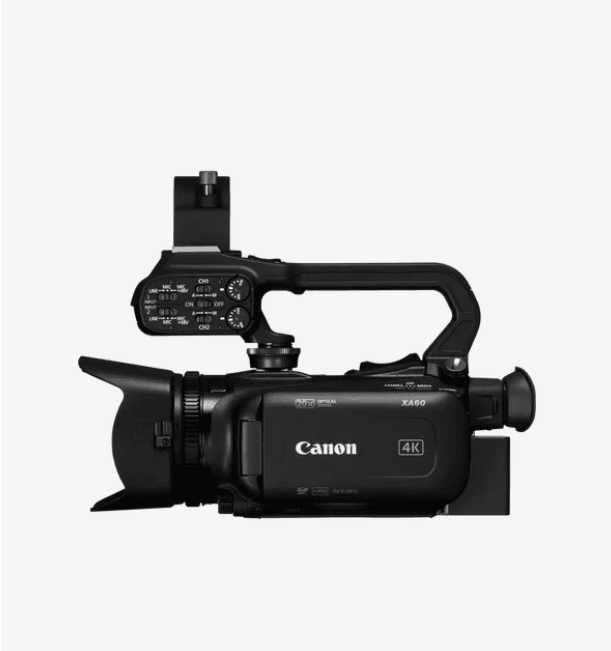 Canon camera video 4K XA60, senzor: 1/2.3-type CMOS, 21.14 Mp, Iluminare: 0.3 lx - 100,000 lx, Procesor: DIGIC DV 6