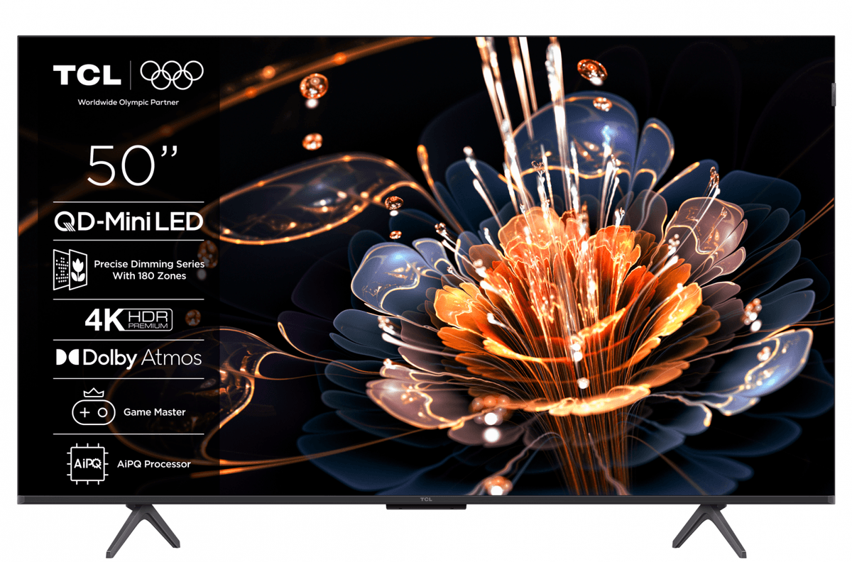 Televizor TCL Mini LED 50C61KS, 126 cm, Smart Google TV, 4K