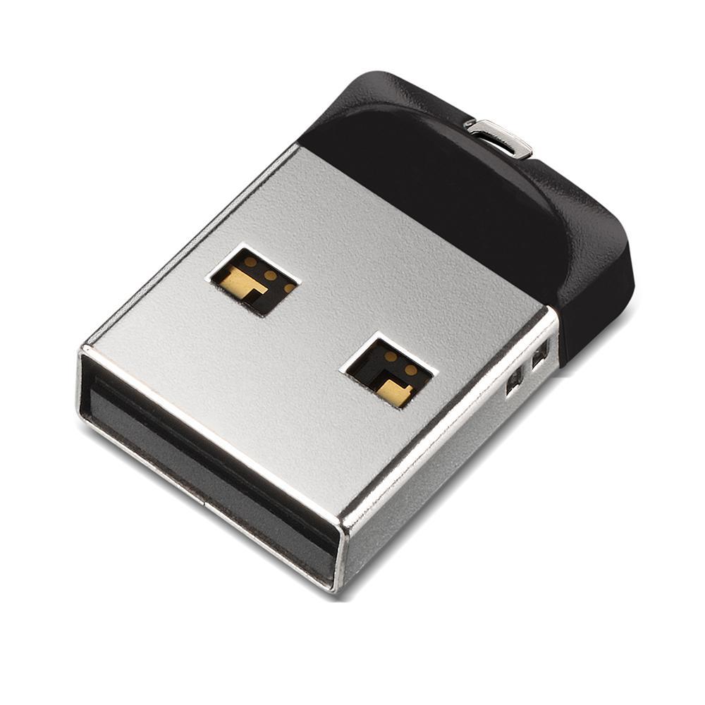 Memorie USB SanDisk Cruzer Fit 64 GB, USB 2.0, Negru