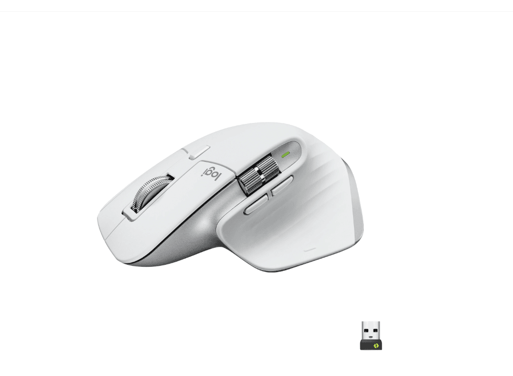 Mouse Wireless Logitech MX Master 3S Performance Wireless Mouse, 8000 dpi, Alb