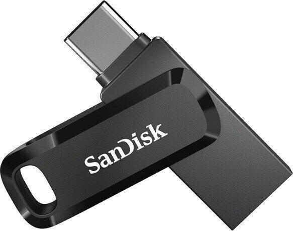 Memorie USB SanDisk Ultra Dual Drive 128 GB, USB 3.2, Negru