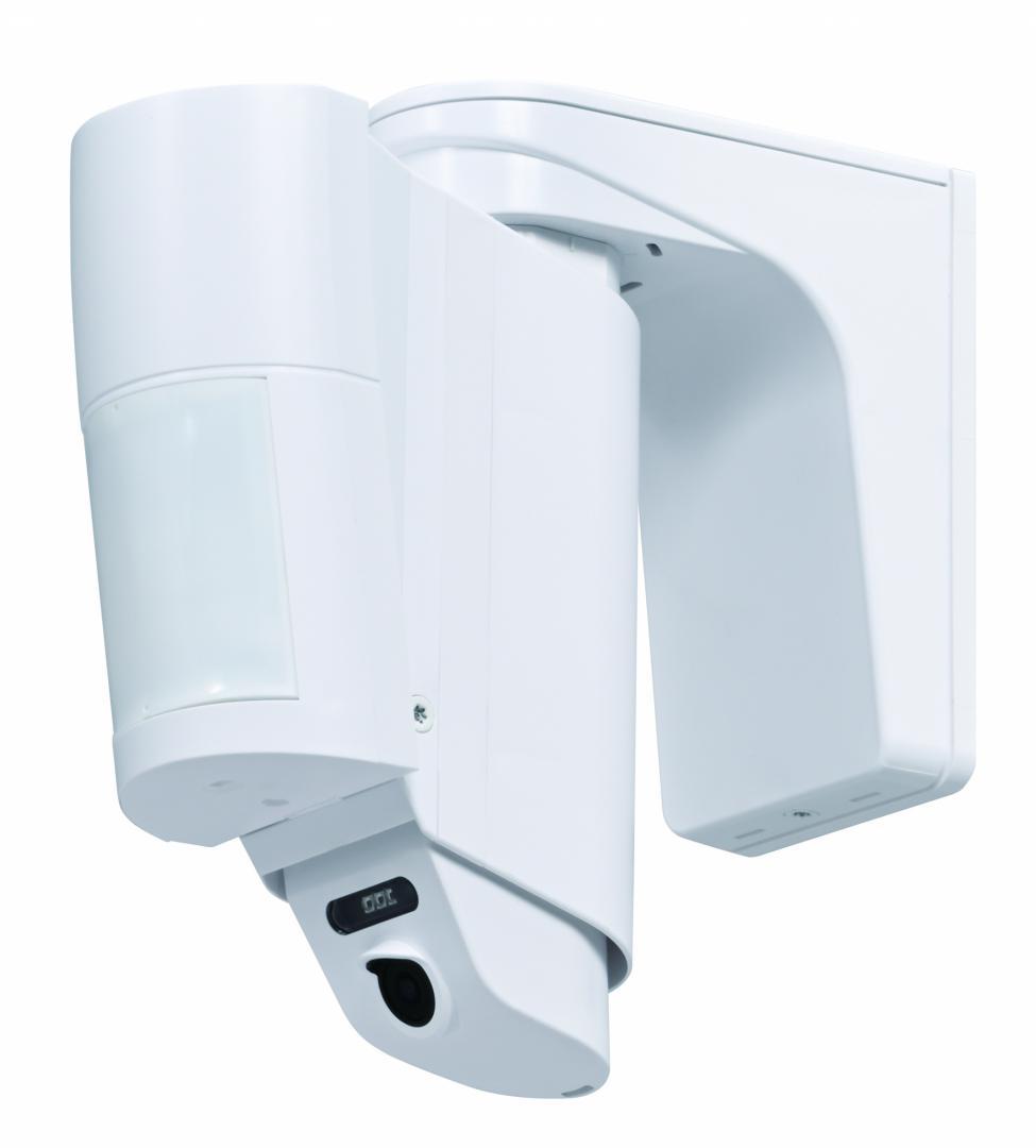 Detector dual PIR (12m, 120 grade, 40 zone) cu camera (IR 12m, rezolutie 1080/30fps