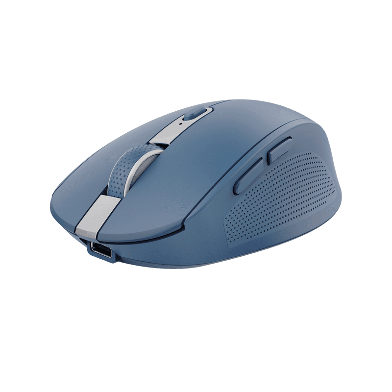 Mouse Wireless Trust Ozaa, 3200 DPI, Albastru