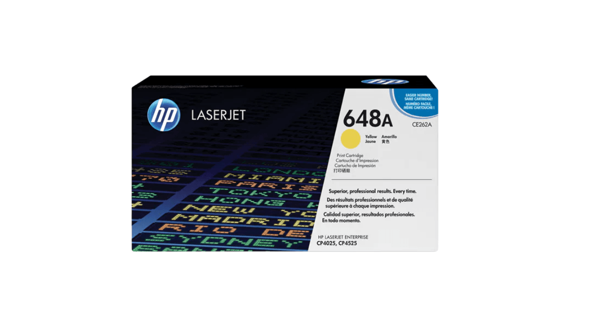 Toner HP 648A, Yellow