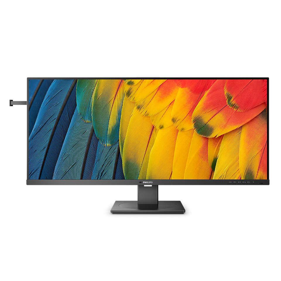 Monitor Consumer Philips 40B1U5600/00, 40", 3440 x 1440 pixeli, Black, 3 ani Garantie
