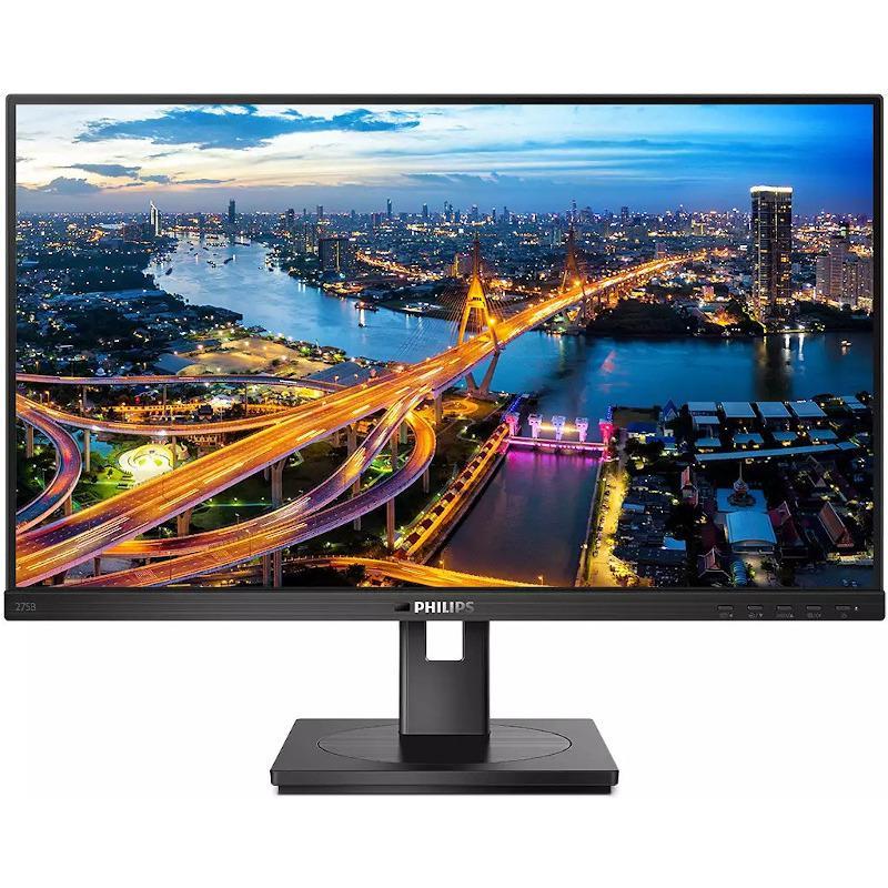 Monitor Consumer Philips 272S1AE/00, 27", 1920 x 1080 pixeli, Black, 3 ani Garantie
