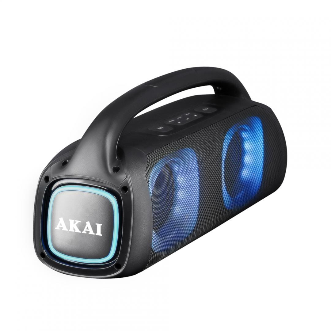 Boxa portabila Akai BT 5.0, putere RMS 60W, tensiune nominală: AC100-240V~,50Hz/60H, sensibilitate: 300±50mV