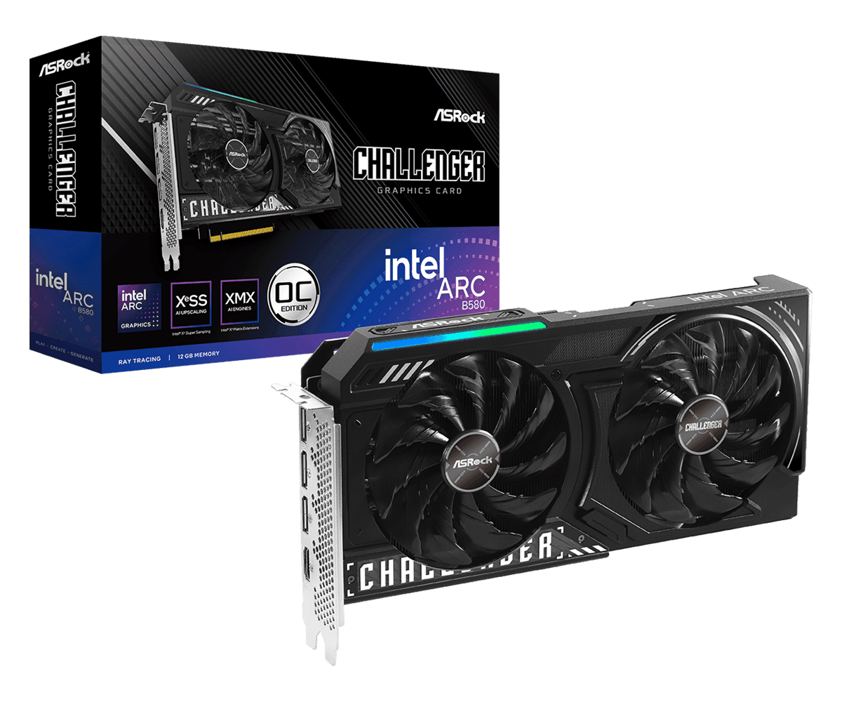 Placa video ASRock Intel Arc B580, 12GB GDDR6, PCI Express 4.0, 192bit