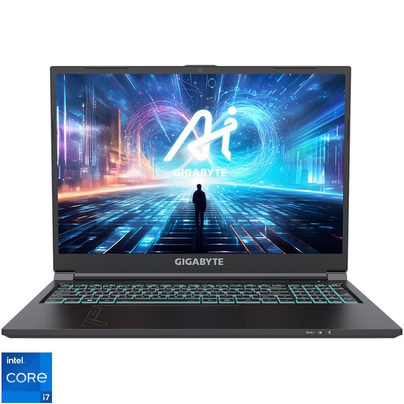Laptop Gaming GIGABYTE G6 KF, cu procesor Intel Core i7 13620H, 16'' IPS, 16 GB DDR5, 1 TB, NVIDIA GeForce RTX 4060