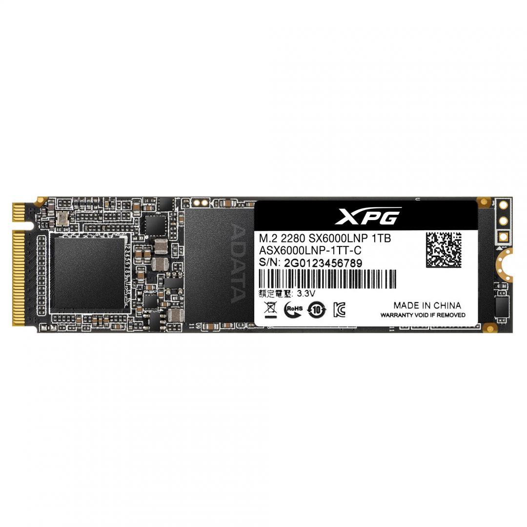 SSD intern ADATA XPG SX6000 Lite, 1 TB, PCI Express 3.0 x4, NVMe, M.2