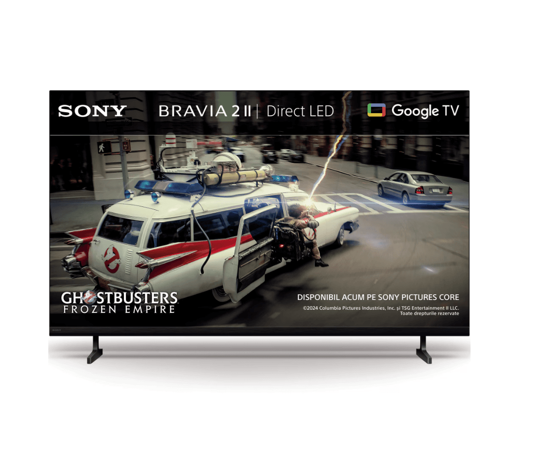 Televizor Sony BRAVIA 2 II LED 50S25M2, 126 cm, Smart Google TV, 4K Ultra HD, Clasa E (Model 2026)