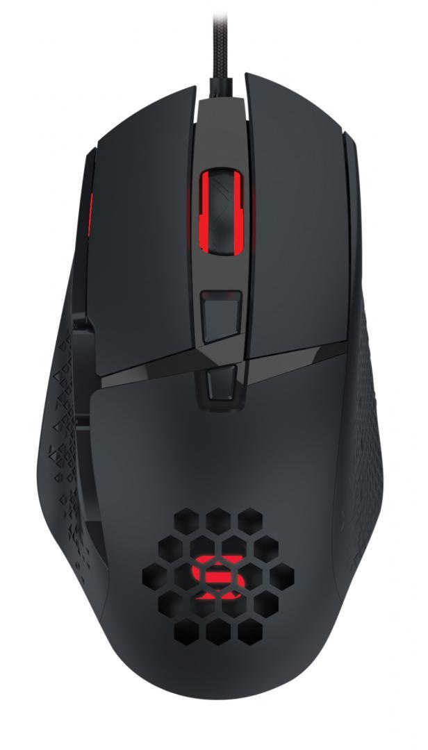 Mouse gaming Serioux Tobis, Senzor Sunplus 192, 1000-6400 DPI, switch HUANO, pana la 20 milioane de click-uri