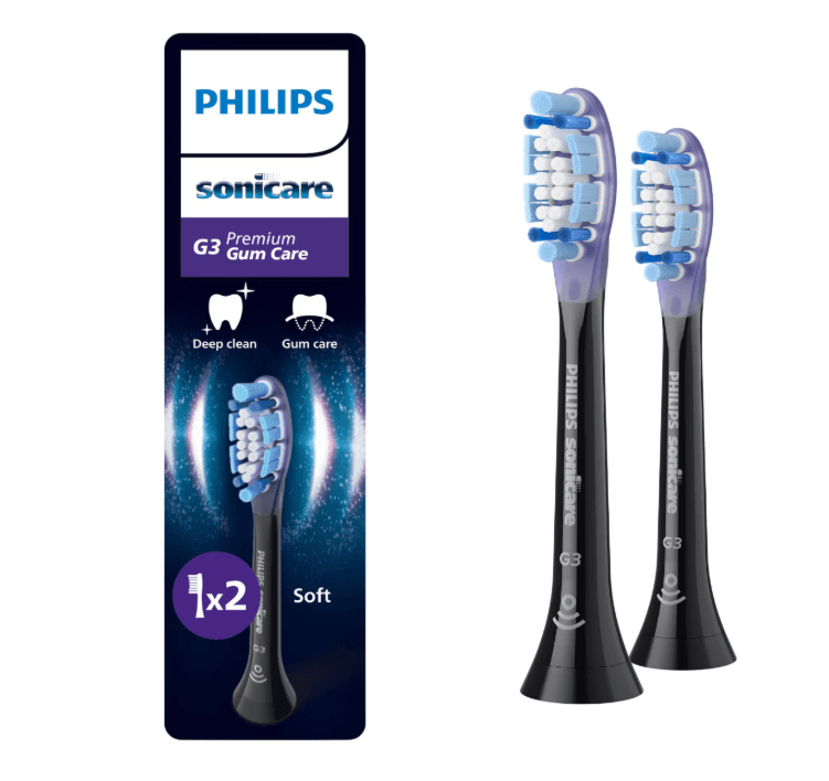 Rezerve PHILIPS Sonicare Gum Care HX9052/88, Pachet de 2 capete de periere, Standard, Click-on