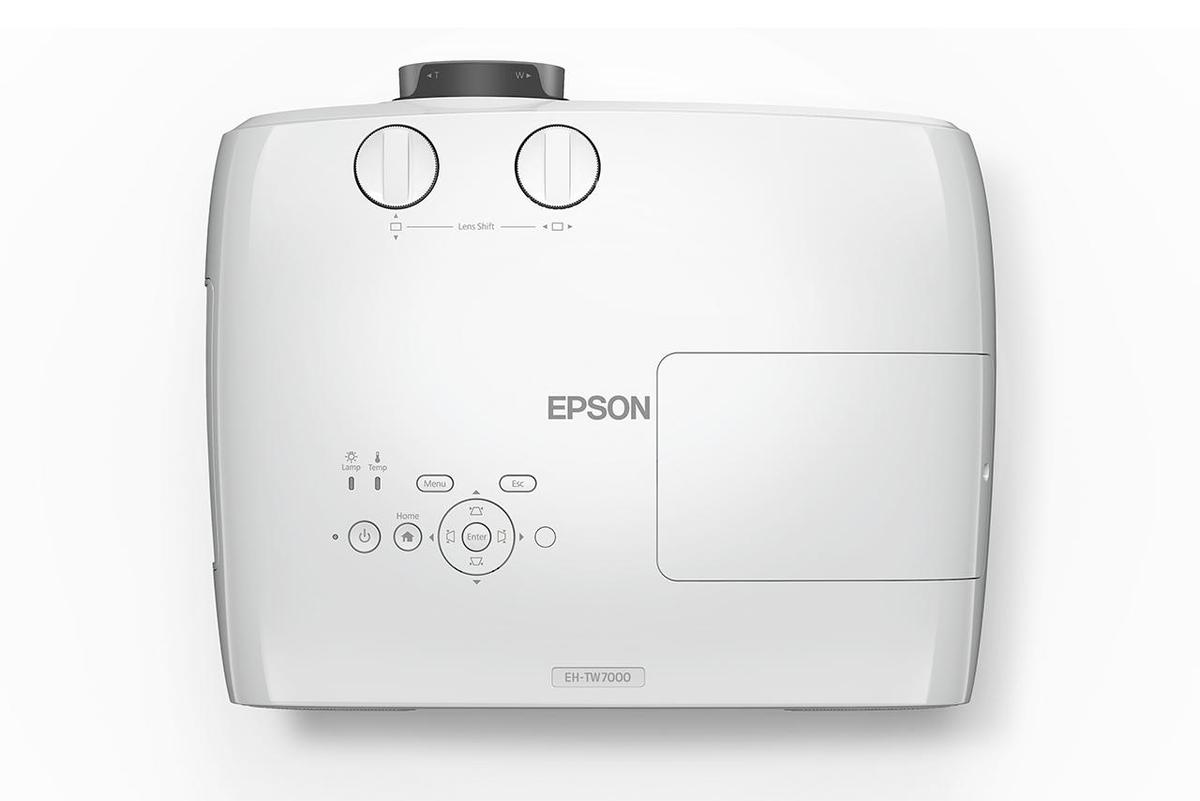 Proiector Epson EH-TW7000, 3LCD 3D active, 3000 lumeni, 4K PRO-UHD, 16:9, 4K enhancement, 40.000 : 1