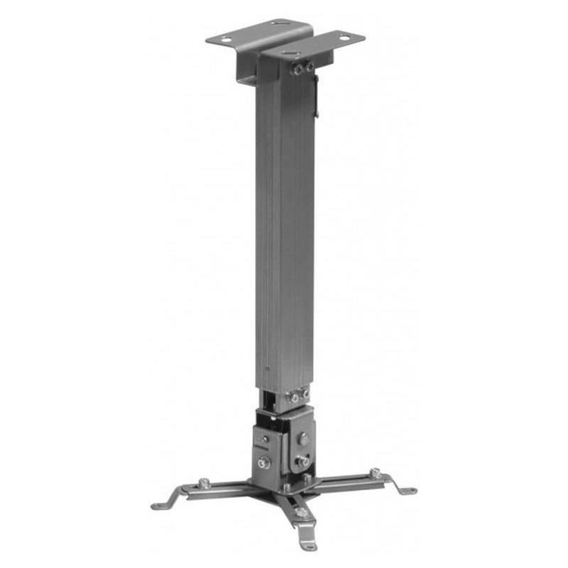 Suport de tavan telescopic Sopar Tapa Silver 23056, inaltime reglabila intre 43-65 cm, suporta pana la 12 kg