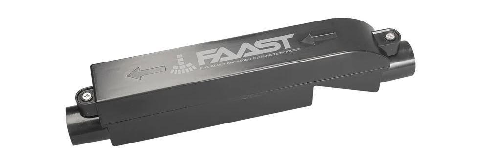 F-INF-25 filtru extern care poate fi utilizat cu sistemele FAAST, greutate: 225 g, dimensiuni: 44 × 60 × 294 mm