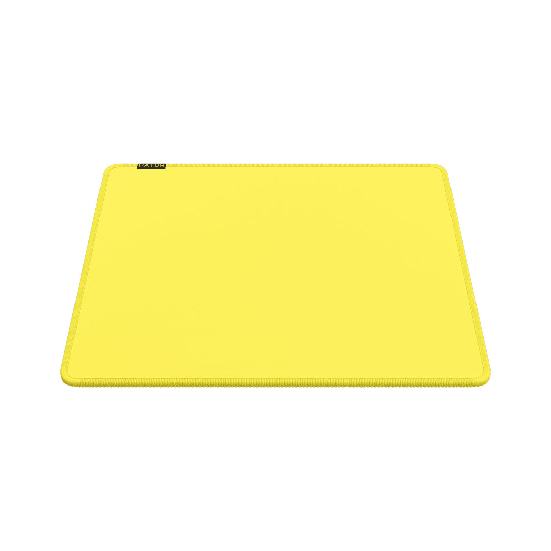 Mousepad Gaming HATOR Tonn EVO M, 360 x 300 mm, Galben