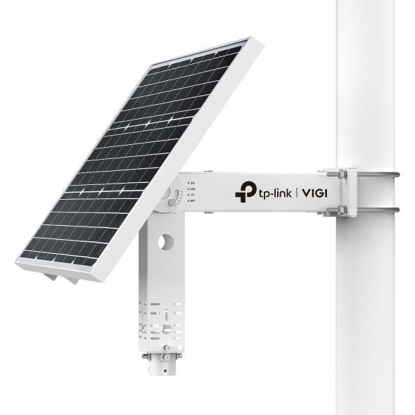 Panou fotovoltaic SP6030, 60W + Acumulator 31.2Ah/10.8V pentru camere TP-LINK VIGI, Unghi ajustabil