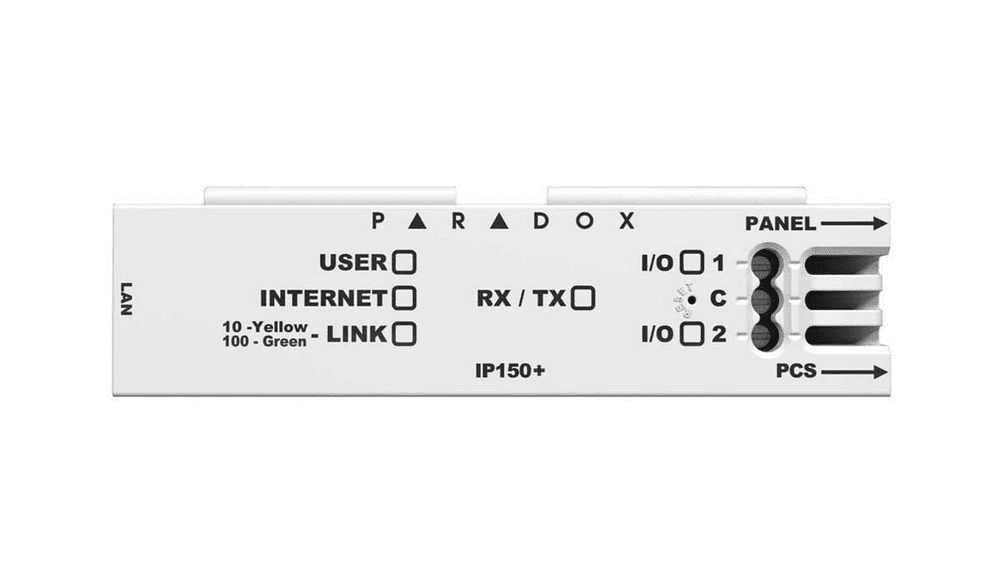 Modul internet Paradox IP150+MQ pentru centrale EVO, Spectra SP