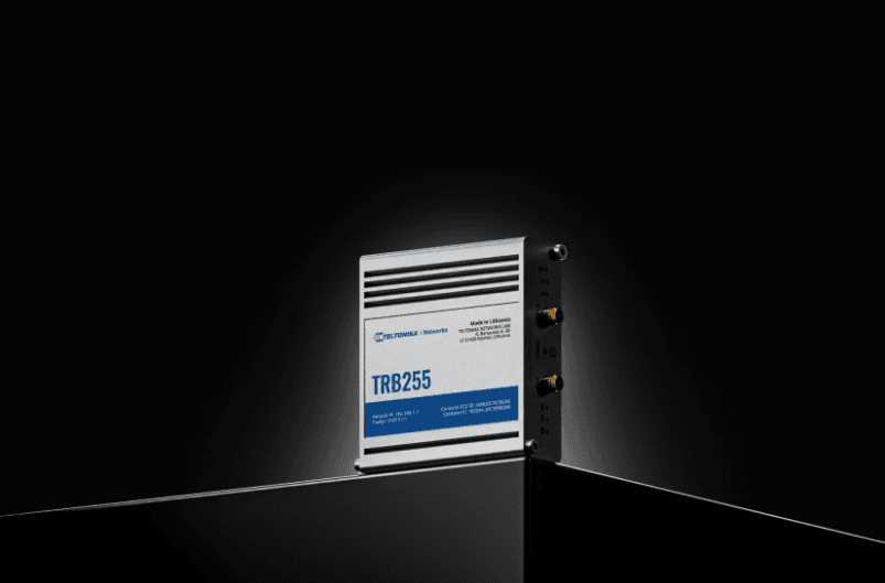 TELTONIKA TRB255 LTE M1/NB-IoT Gateway, GSM, 2 carduri SIM, Conector antenă: 1 X SMA pentru LTE, 1 x SMA pentru GPS