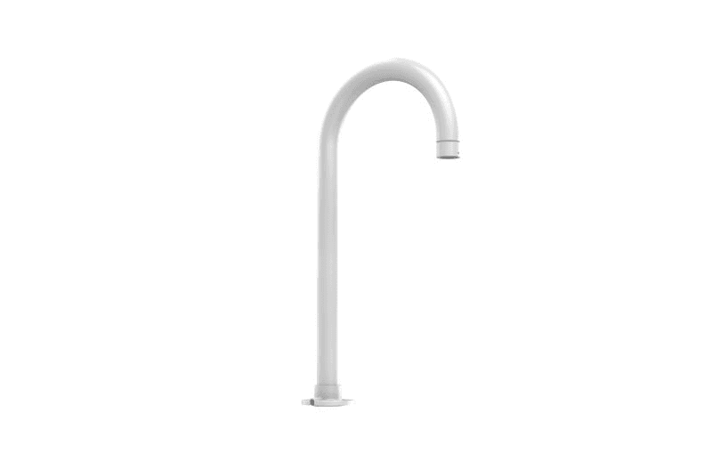 Suport Gooseneck pentru camere PTZ Hikvision, material: aluminiu si otel, culoare: alb