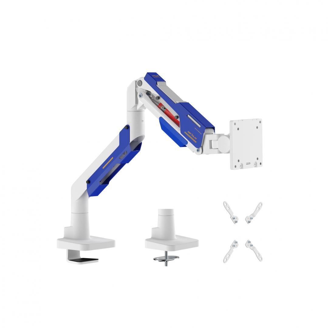Suport monitor Serioux MM101-C012WH, arc cu gaz, compatibilitate dimensiune ecran 24"-57"