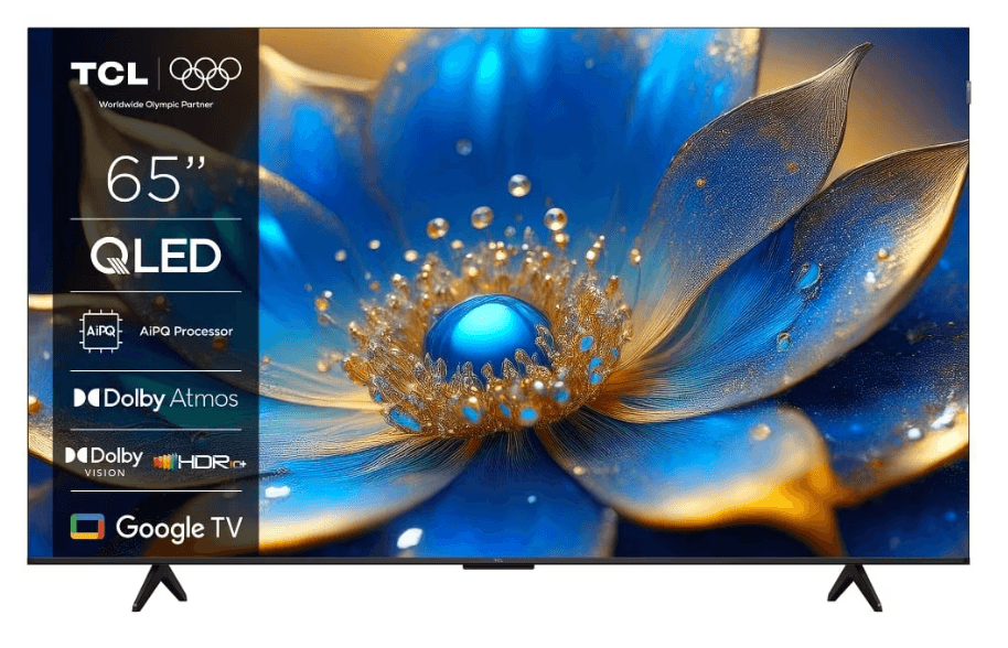 Televizor QLED Smart TCL 65P71K, 164 cm, 4K, Google TV, Clasa E