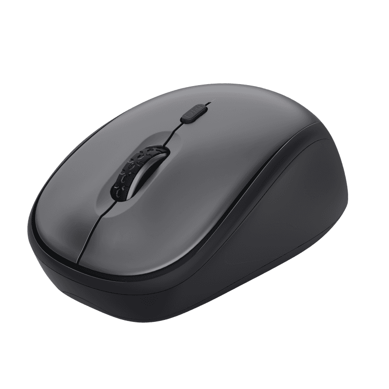 Mouse Wireless Trust Yvi+ Silent Wireless, 1600 dpi, negru