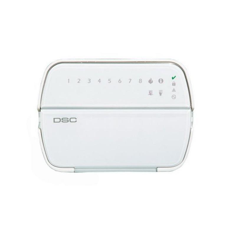 Tastatura LED DSC RFK 5508 modul receptor radio inclus, 8 zone afisate 5 taste programabile